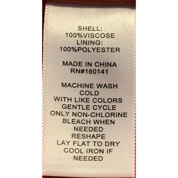 FRYE Women Dress Size Medium M Red Rocks Combo Bohemian Paisley Long Sleeve New - Picture 11 of 12